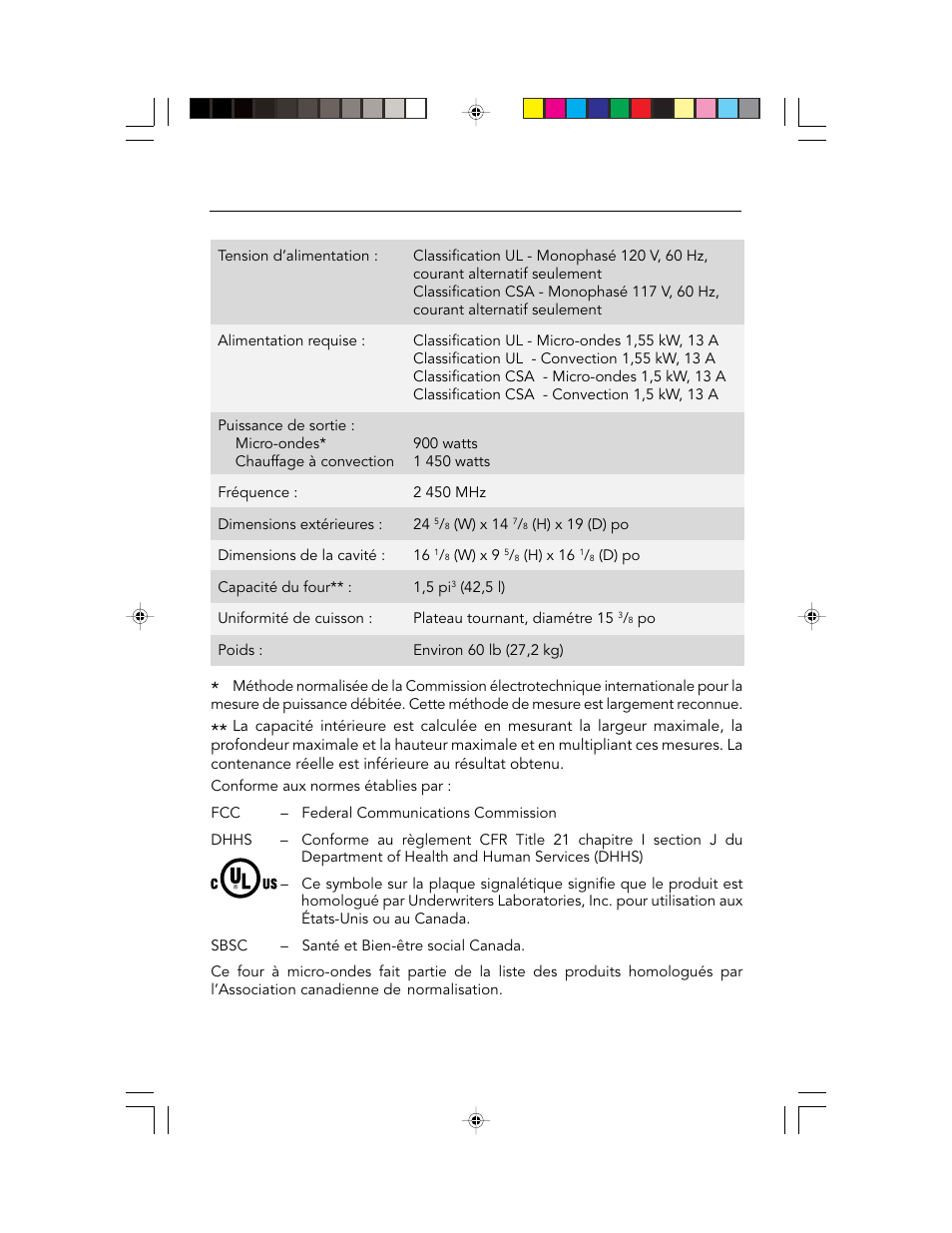 Fiche technique | Viking F20303 User Manual | Page 82 / 128