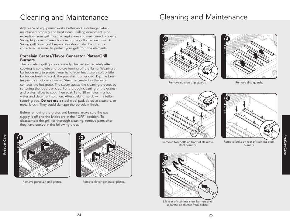 Cleaning and maintenance | Viking F20455A User Manual | Page 13 / 18