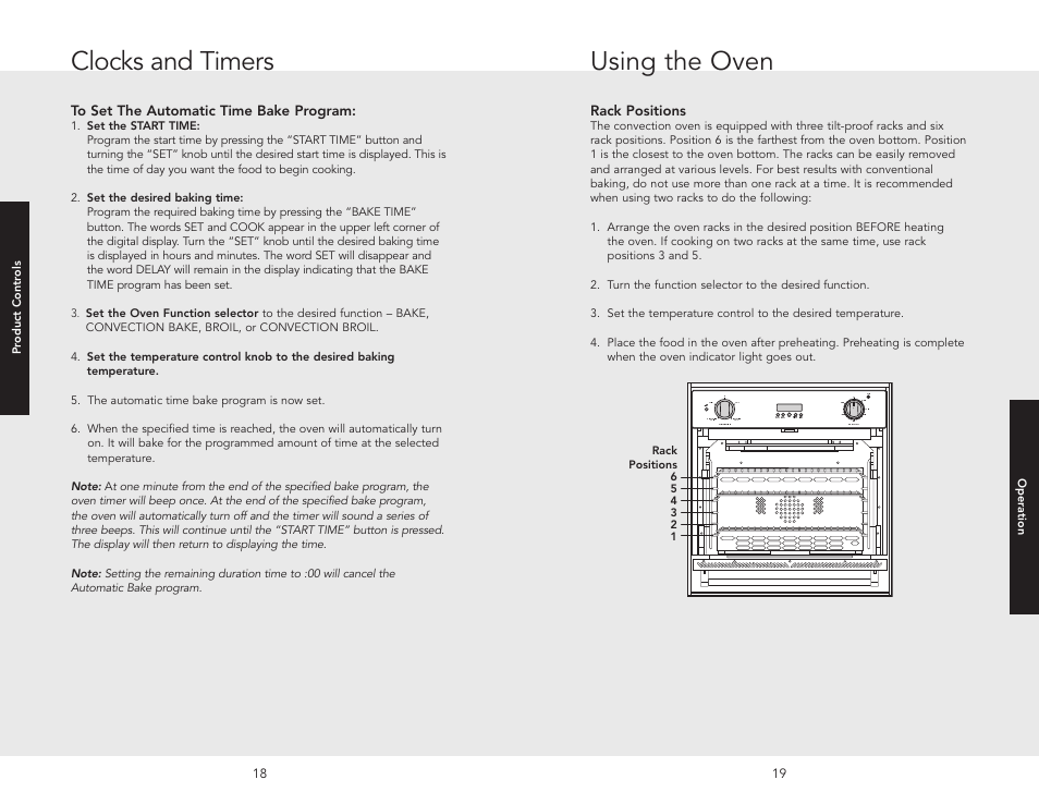 Using the oven, Clocks and timers | Viking F20516 User Manual | Page 10 / 20