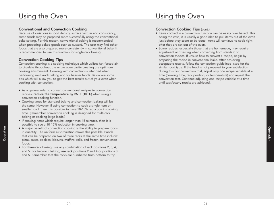 Using the oven | Viking F20516 User Manual | Page 11 / 20