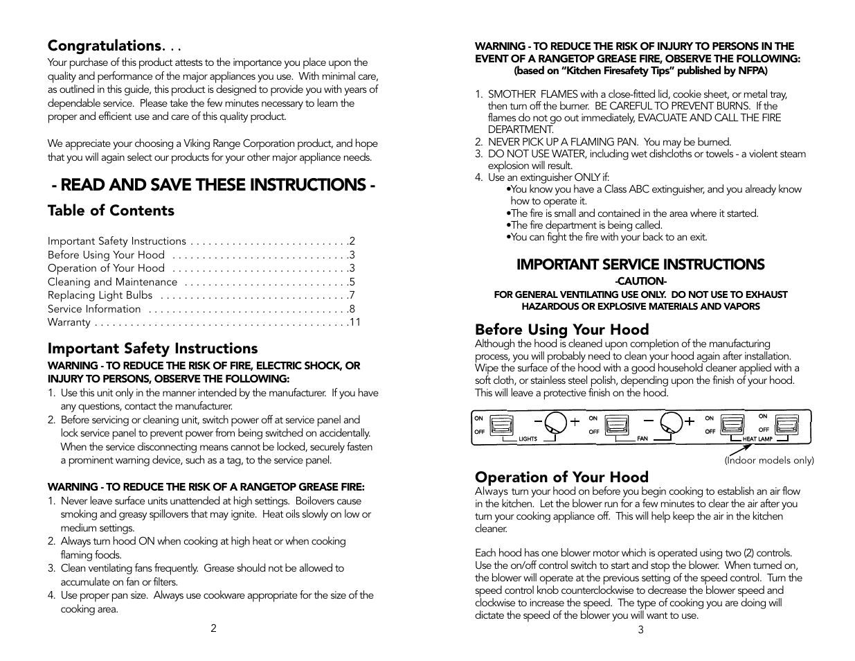 Viking F1570J User Manual | Page 2 / 6