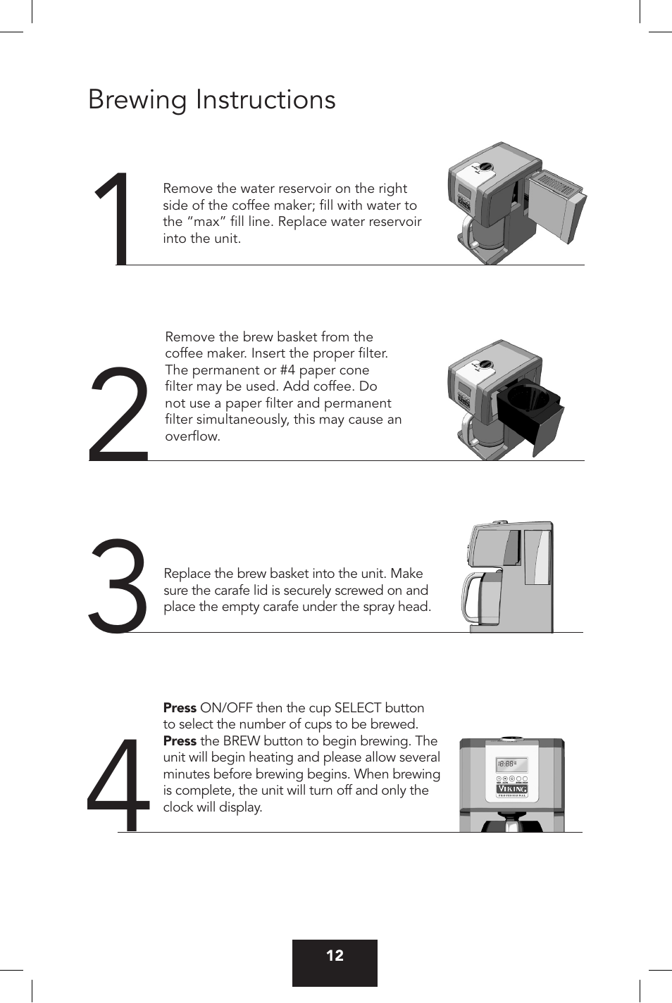 Viking VCCM12 User Manual | Page 12 / 16