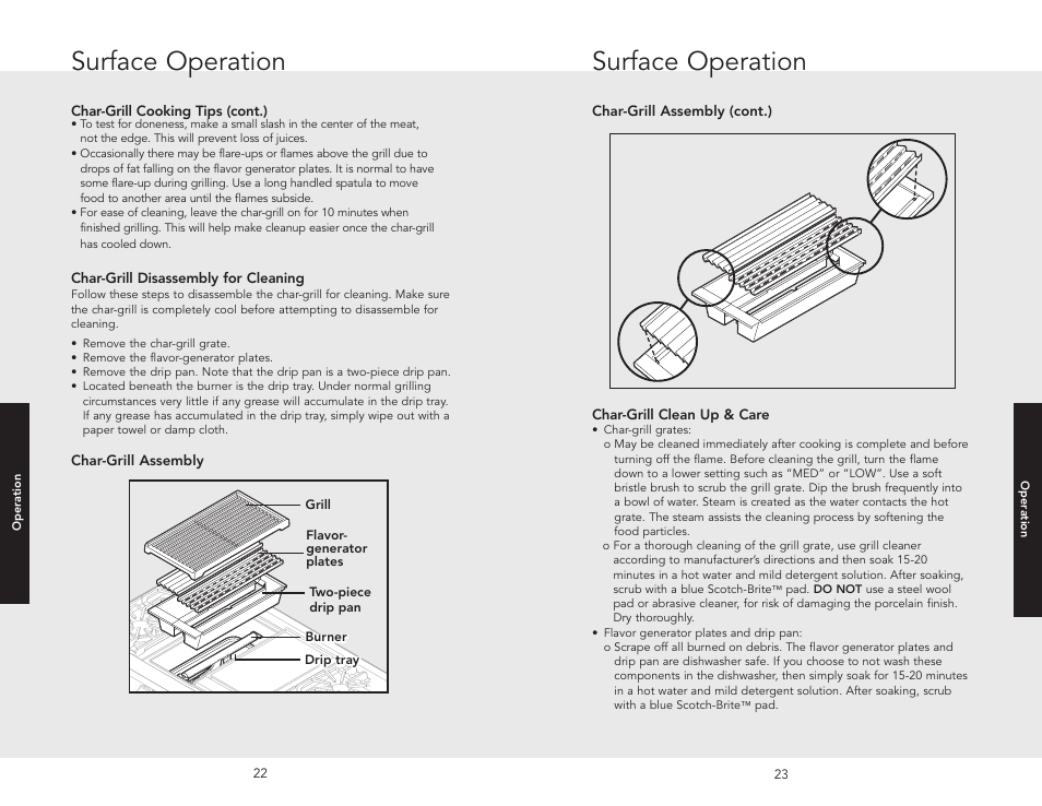 Surface operation | Viking F20532A User Manual | Page 12 / 30