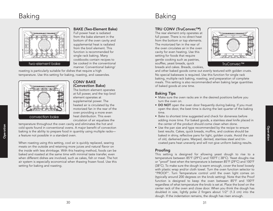 Baking | Viking F20532A User Manual | Page 16 / 30