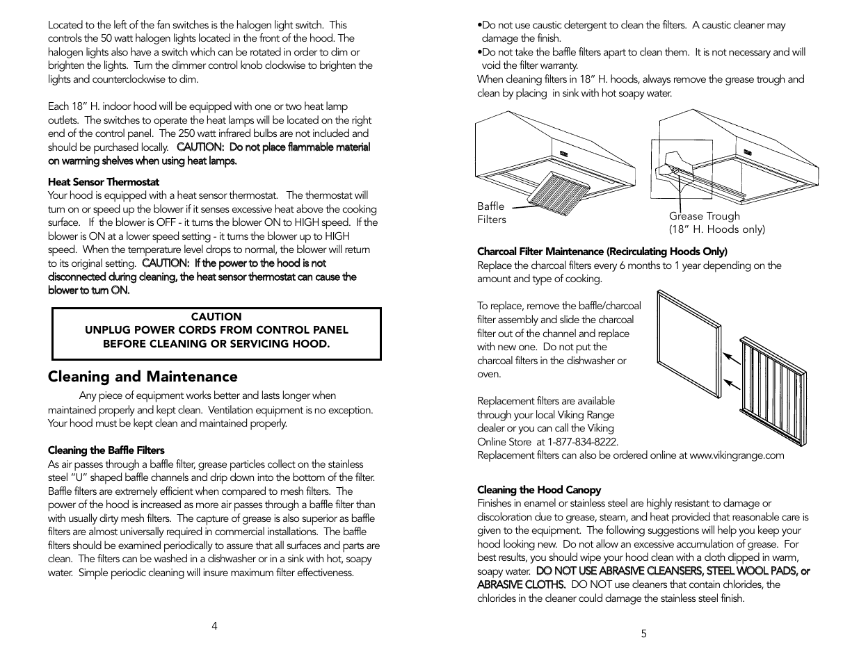 Cleaning and maintenance | Viking F1570F User Manual | Page 3 / 4
