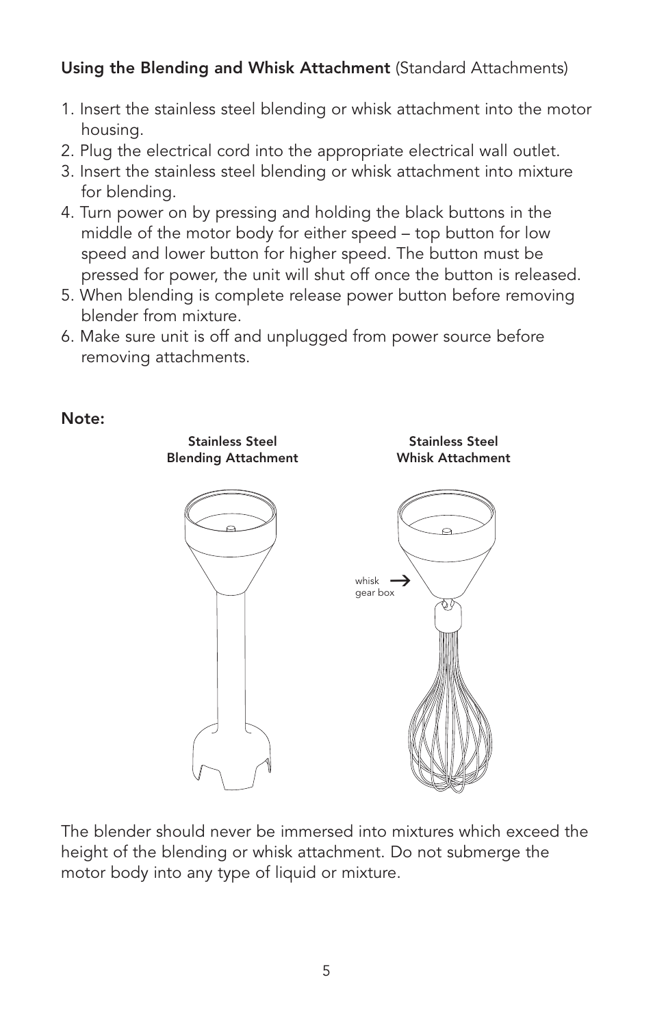 Viking VHB300 User Manual | Page 5 / 16