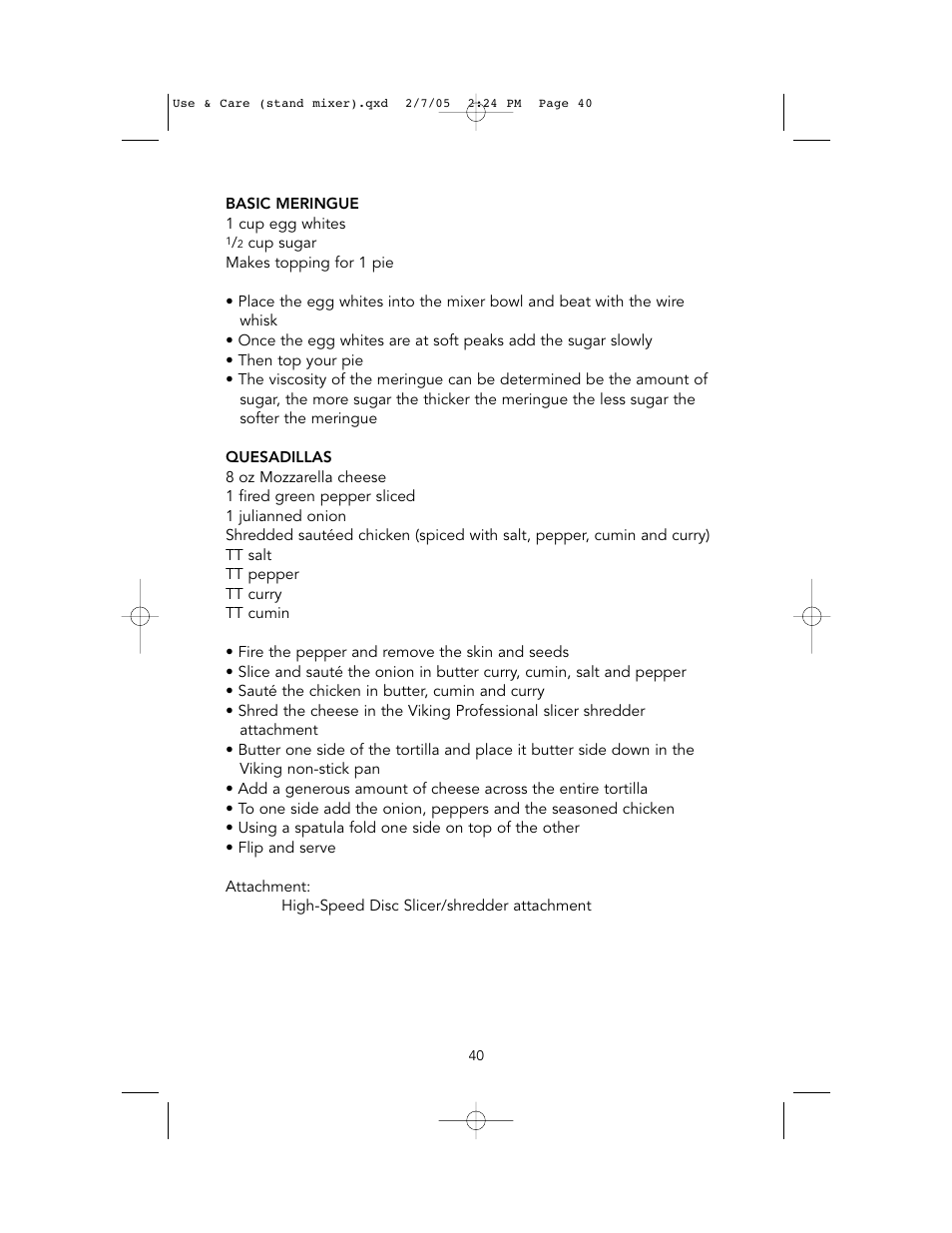 Viking VSM500 User Manual | Page 40 / 43
