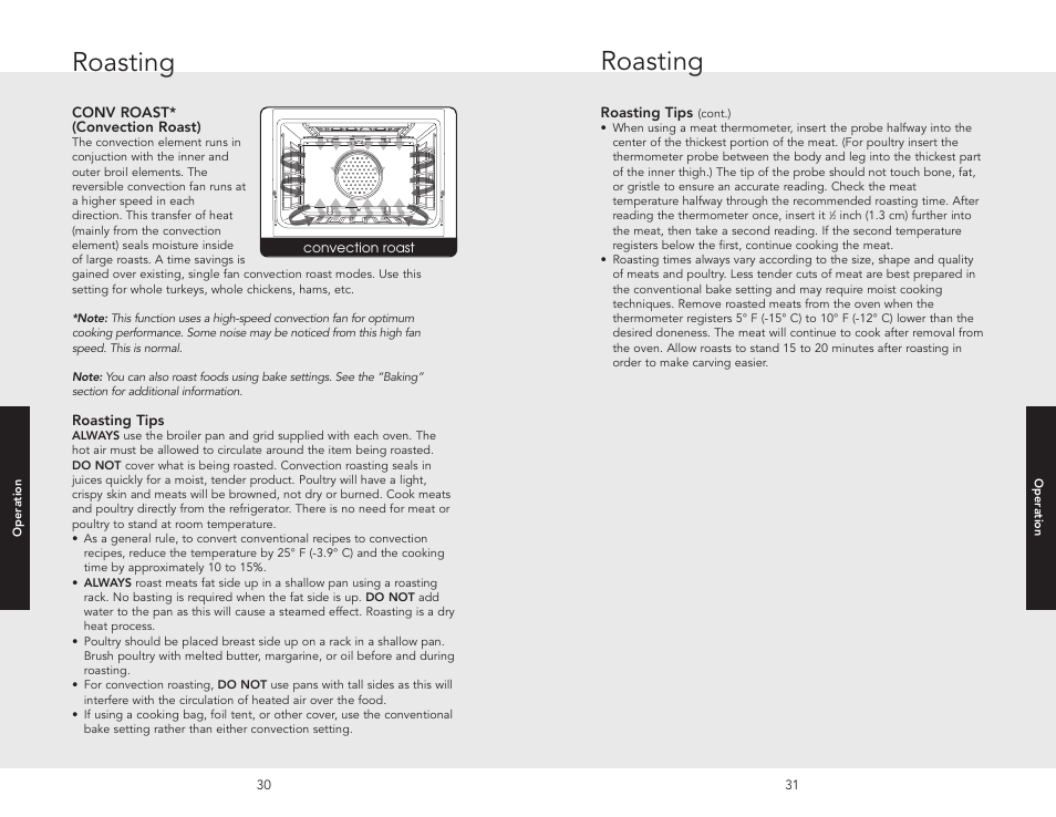 Roasting | Viking F20537 User Manual | Page 16 / 28