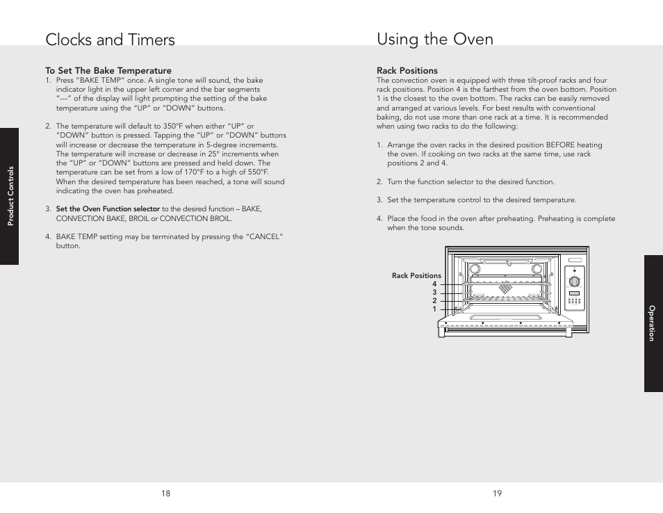 Using the oven, Clocks and timers | Viking F20517 User Manual | Page 10 / 20