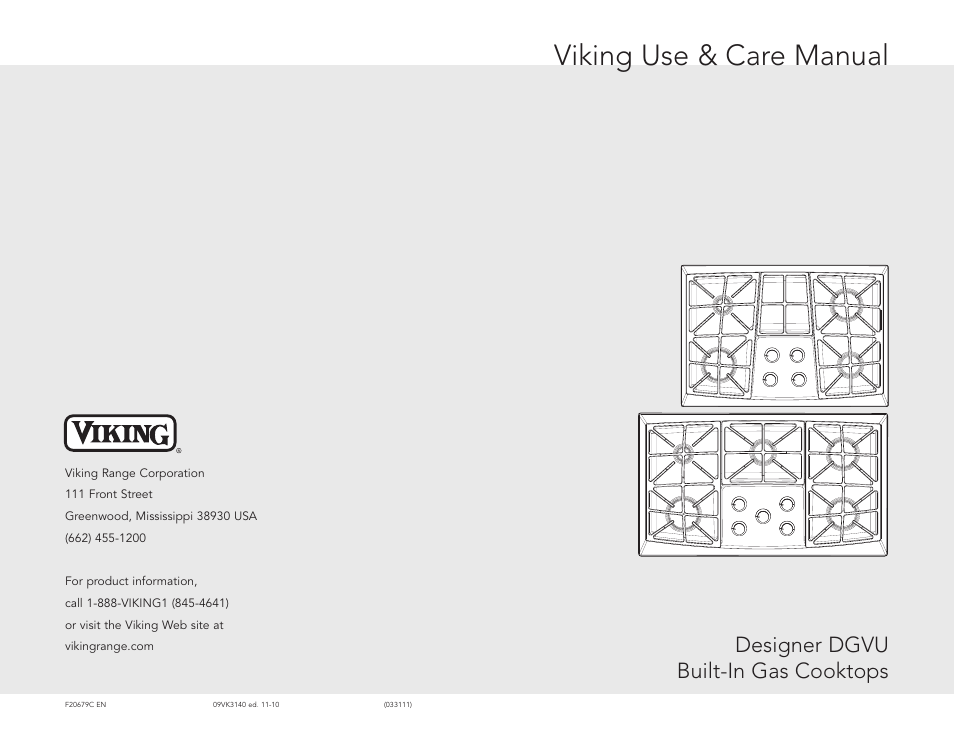 Viking F20679C User Manual | 12 pages