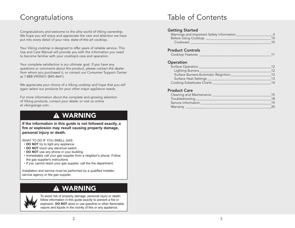 Viking F20679C User Manual | Page 2 / 12