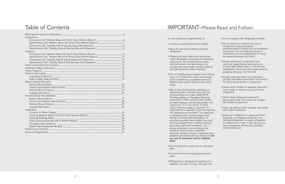 Viking F20481 User Manual | Page 2 / 22