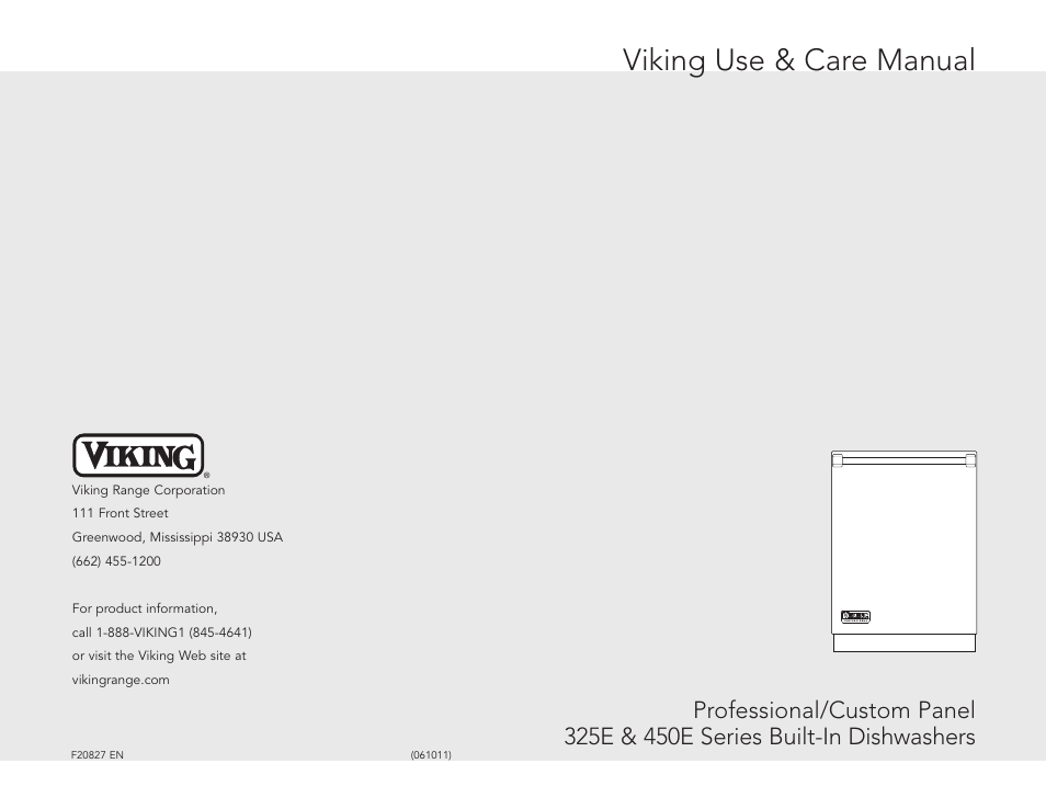 Viking 450E User Manual | 22 pages