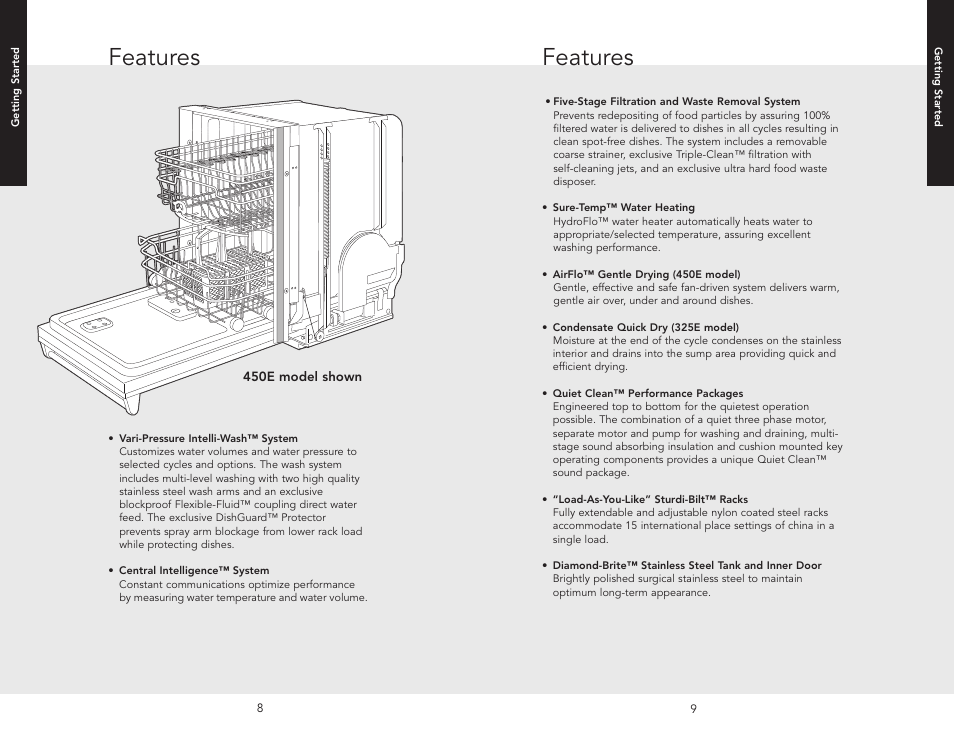 Features | Viking 450E User Manual | Page 5 / 22