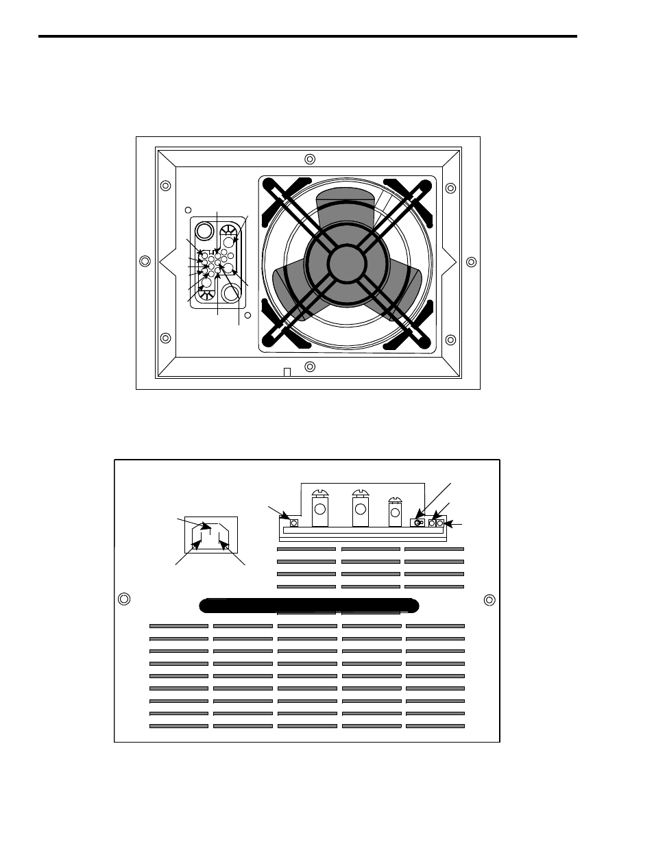 Figure 8-3 power supply rear view, Figure 8-4 power supply front view | Viking 242-2009-632 User Manual | Page 162 / 260