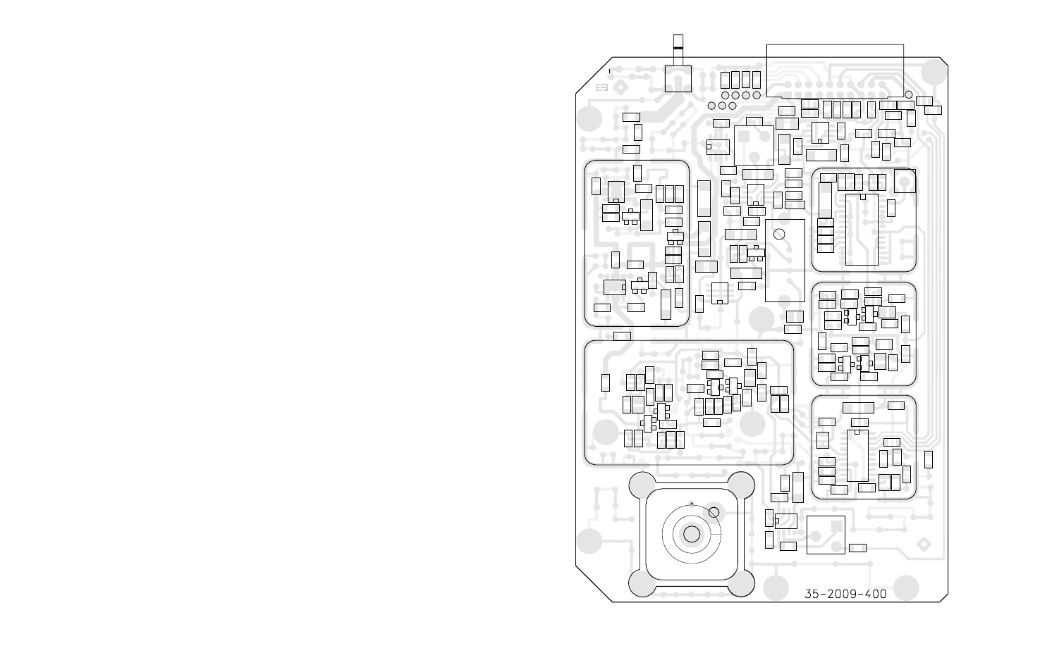 Figure 10-17 exciter board component layout, J402, R425 | J401, U401, U403, R446 | Viking 242-2009-632 User Manual | Page 218 / 260