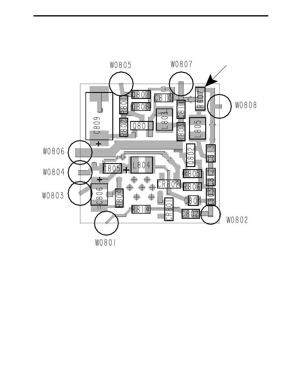 Figure 10-18 transmit vco component layout, C814 | Viking 242-2009-632 User Manual | Page 219 / 260