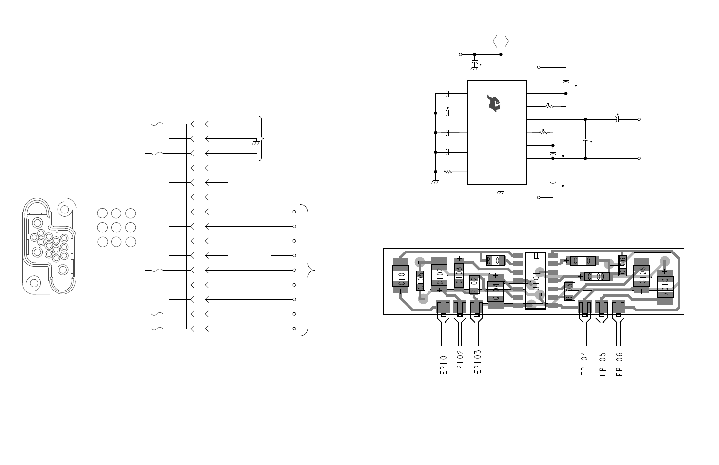 Figure 10-53 power supply filter board schematic, Power cable connector and schematic figure 10-52, Power harness | Viking 242-2009-632 User Manual | Page 252 / 260