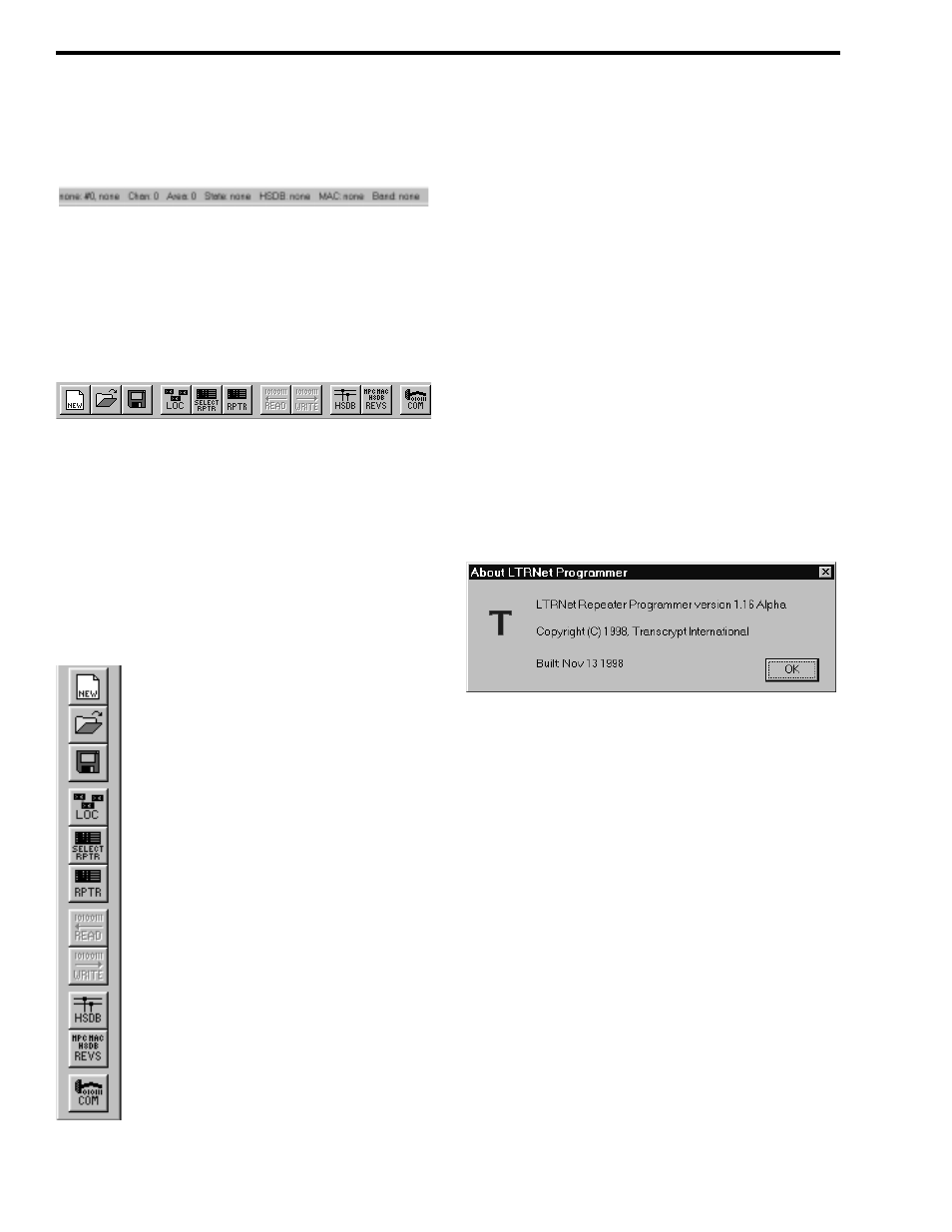 8 view, 1 status bar, 2 toolbar | 3 save settings on exit, 9 help, 1 help topics, 2 help on help, 3 about ltr-net | Viking 242-2009-632 User Manual | Page 70 / 260