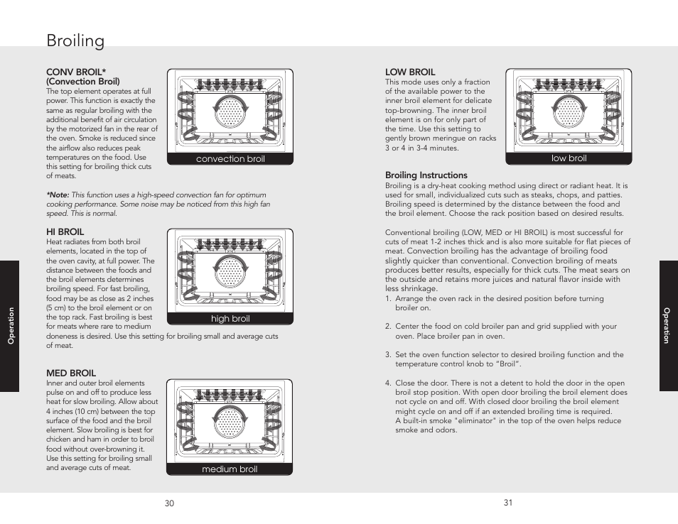 Broiling | Viking F20507 User Manual | Page 16 / 26