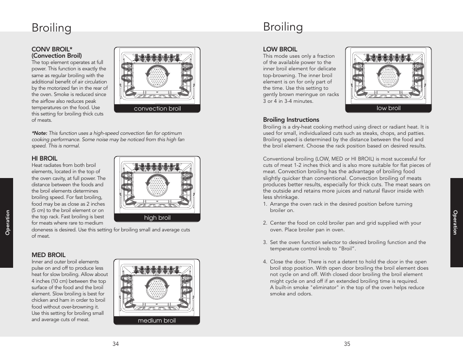 Broiling | Viking F20537B EN User Manual | Page 18 / 28