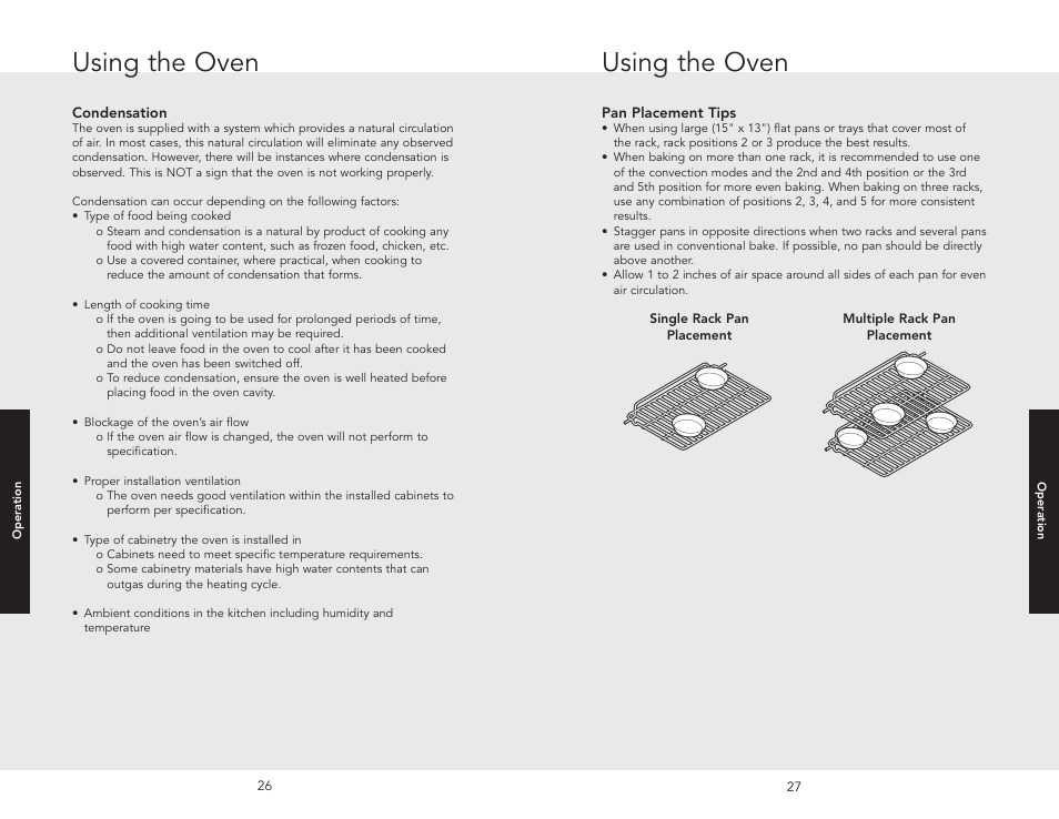 Using the oven | Viking F20669B EN (011910) User Manual | Page 14 / 26