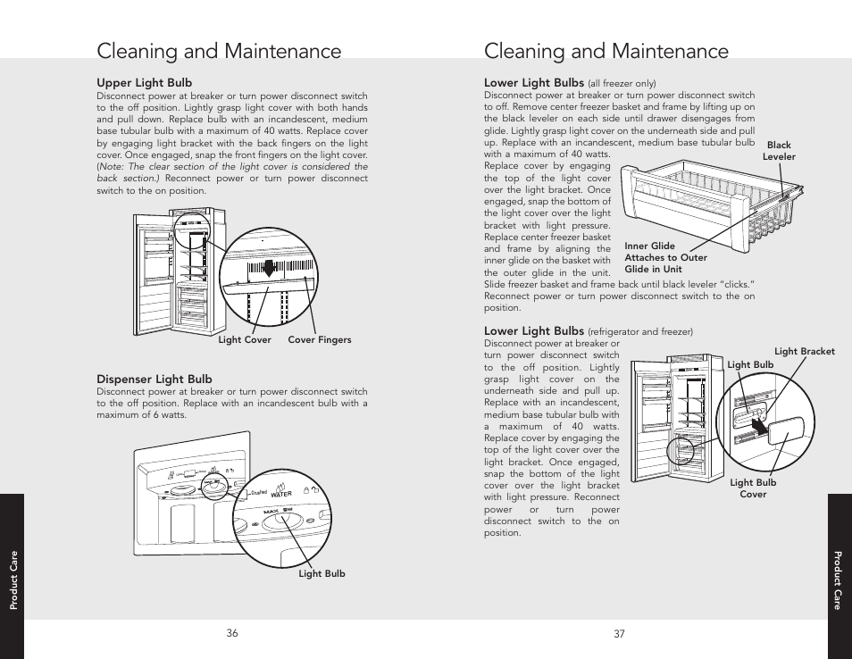 Cleaning and maintenance | Viking F20413 User Manual | Page 19 / 22