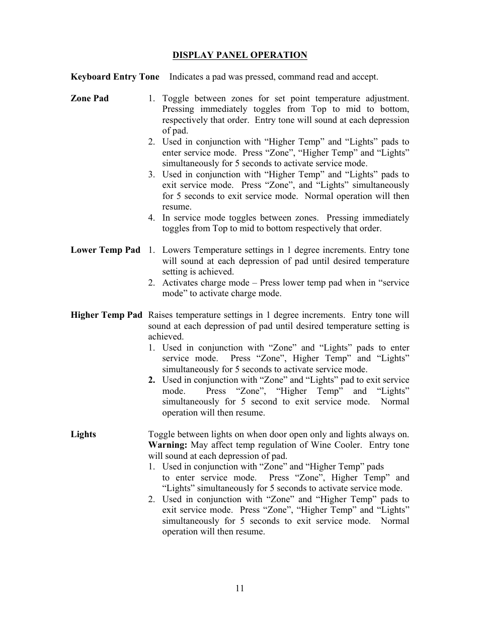 Viking VCWB300 User Manual | Page 10 / 24