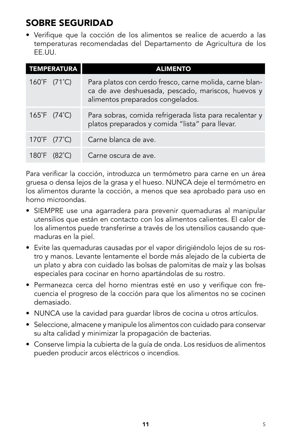 Sobre seguridad | Viking DrawerMicro Drawer Micro Oven User Manual | Page 45 / 108