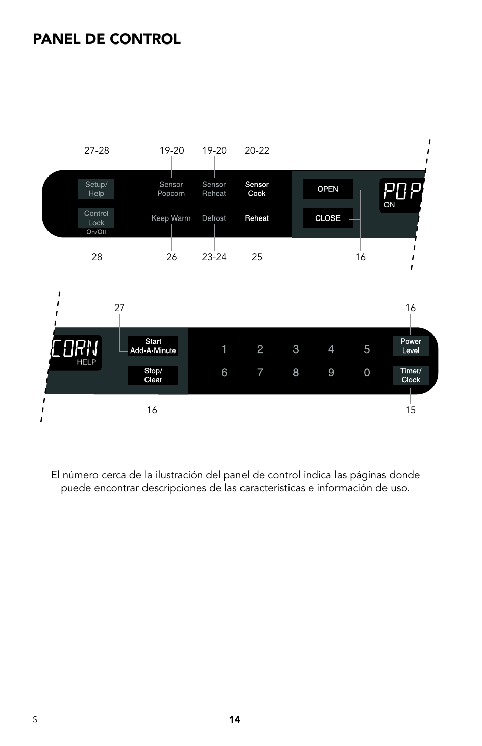 Panel de control | Viking DrawerMicro Drawer Micro Oven User Manual | Page 48 / 108