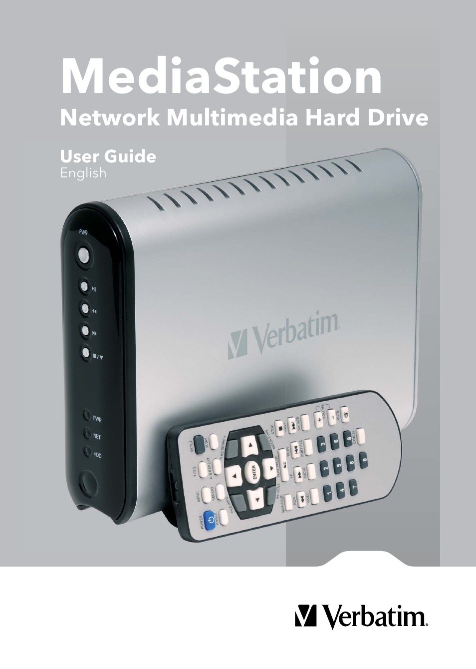 Verbatim MediaStation Network Multimedia Hard Drive User Manual | 27 pages
