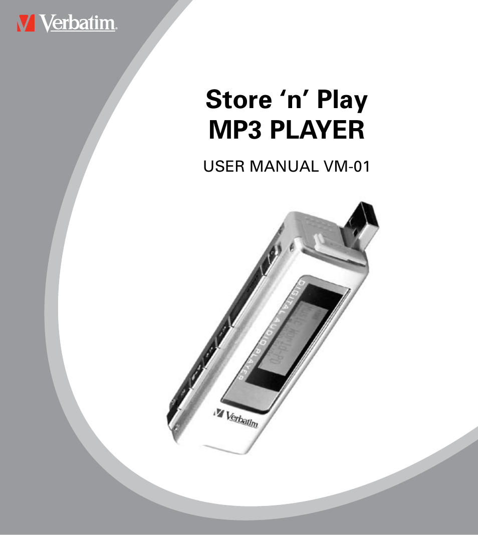 Verbatim Store 'n' Play VM-01 User Manual | 35 pages