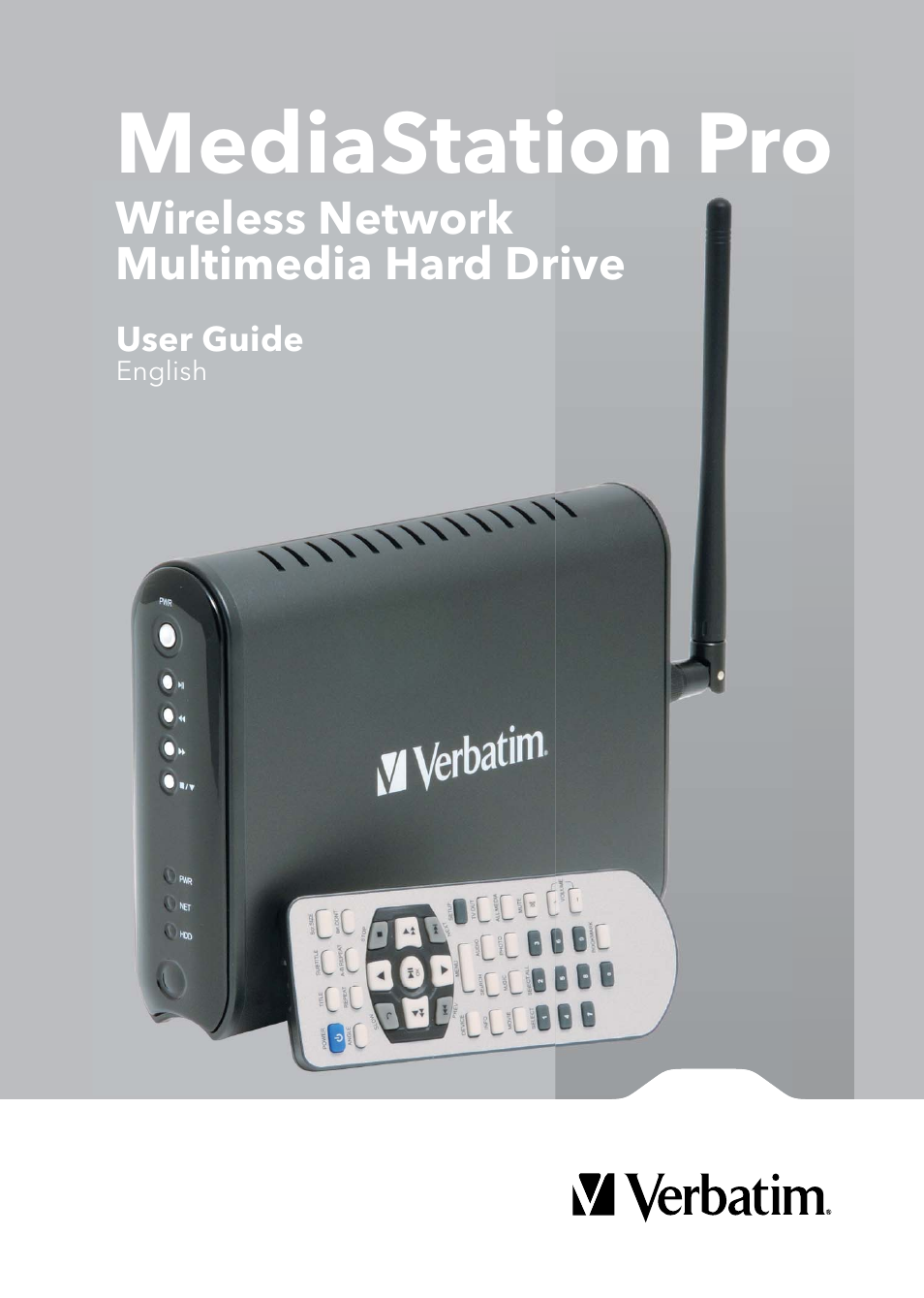 Verbatim MediaStation Pro Wireless Network Multimedia Hard Drive User Manual | 33 pages