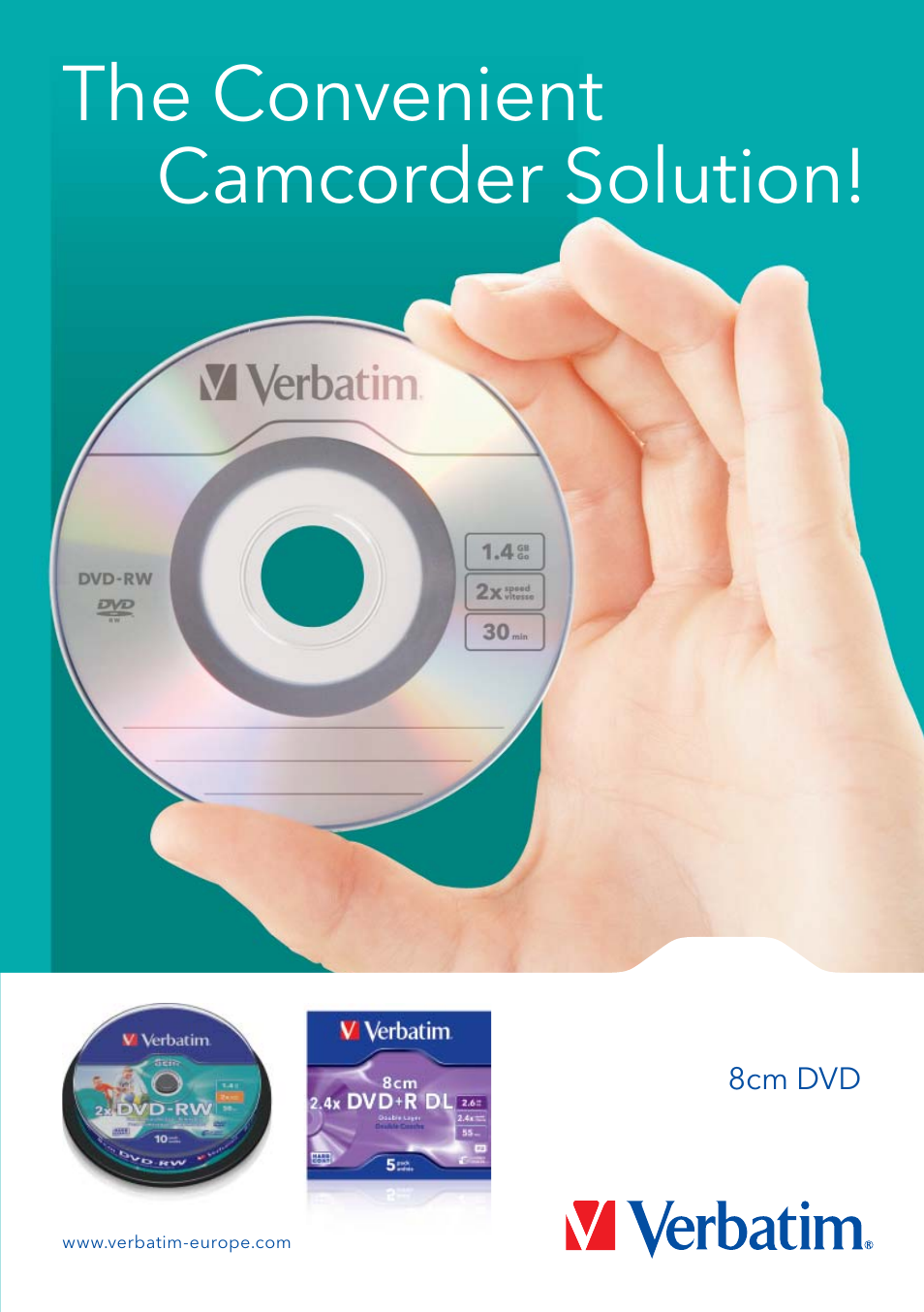Verbatim 8cm DVD User Manual | 10 pages