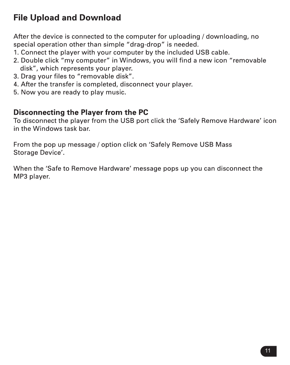 Verbatim Store 'n' Play VM-399 User Manual | Page 12 / 25