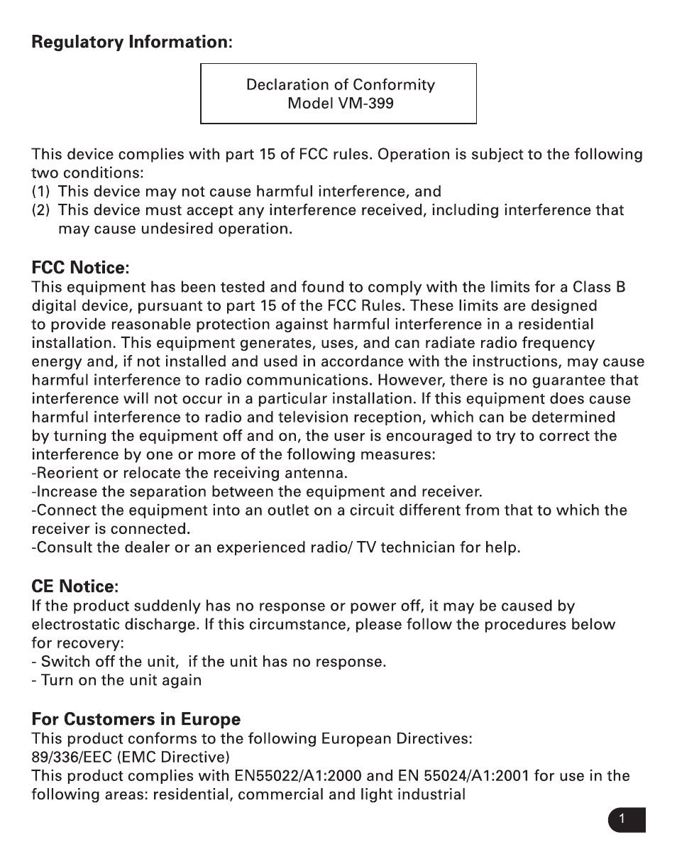 Verbatim Store 'n' Play VM-399 User Manual | Page 2 / 25