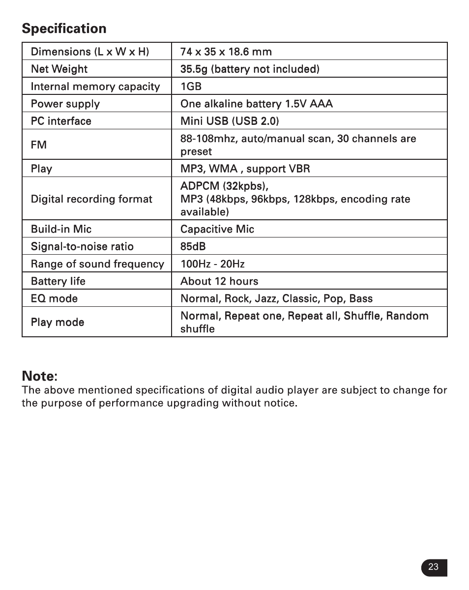 Verbatim Store 'n' Play VM-399 User Manual | Page 24 / 25
