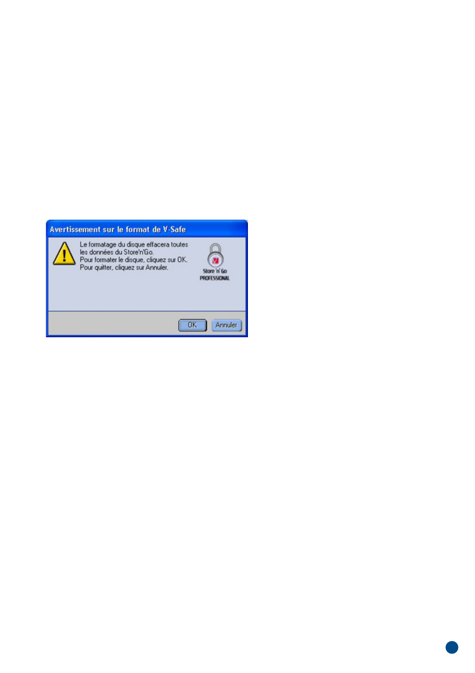 Francais | Verbatim Store'n'Go Professional V-Safe User Manual | Page 32 / 88