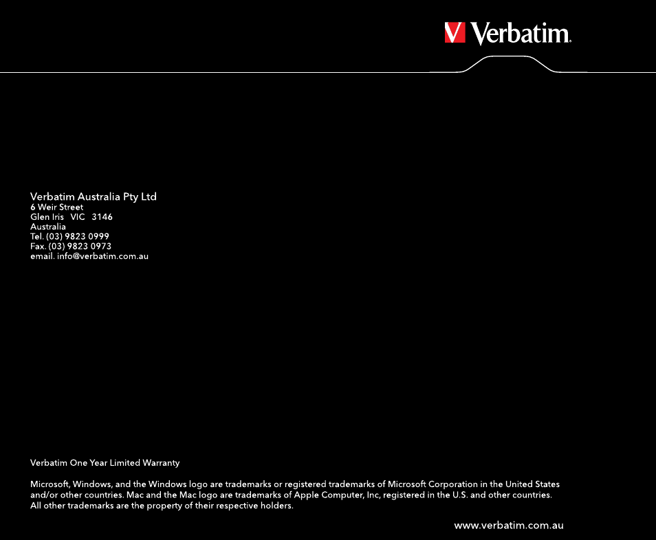 Verbatim Mice and Keyboards User Manual | Page 16 / 16
