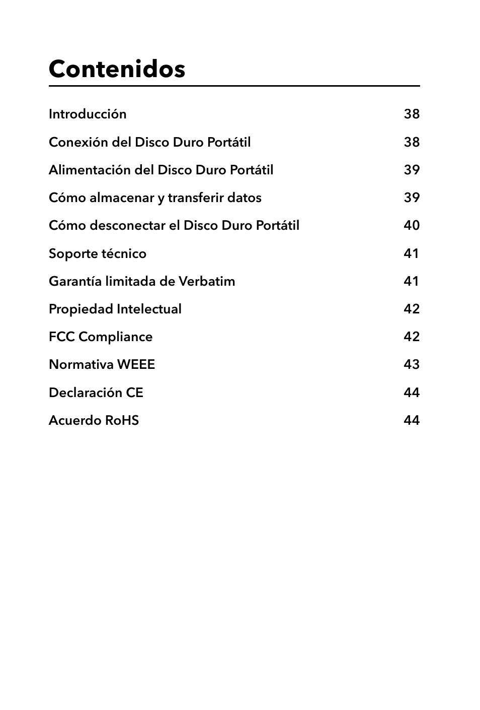 Verbatim Portable Hard Drive USB 2.0 User Manual | Page 37 / 53