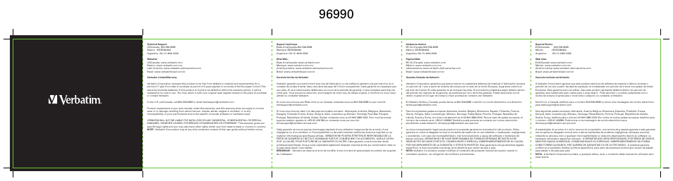 Verbatim EASY RISER 96990 User Manual | Page 2 / 2