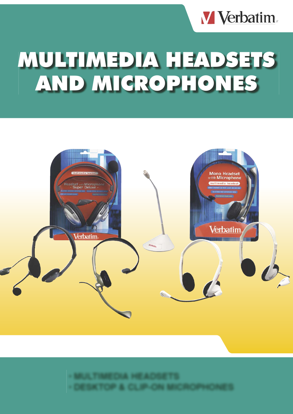 Verbatim Multimedia Headsets & Microphones User Manual | 4 pages