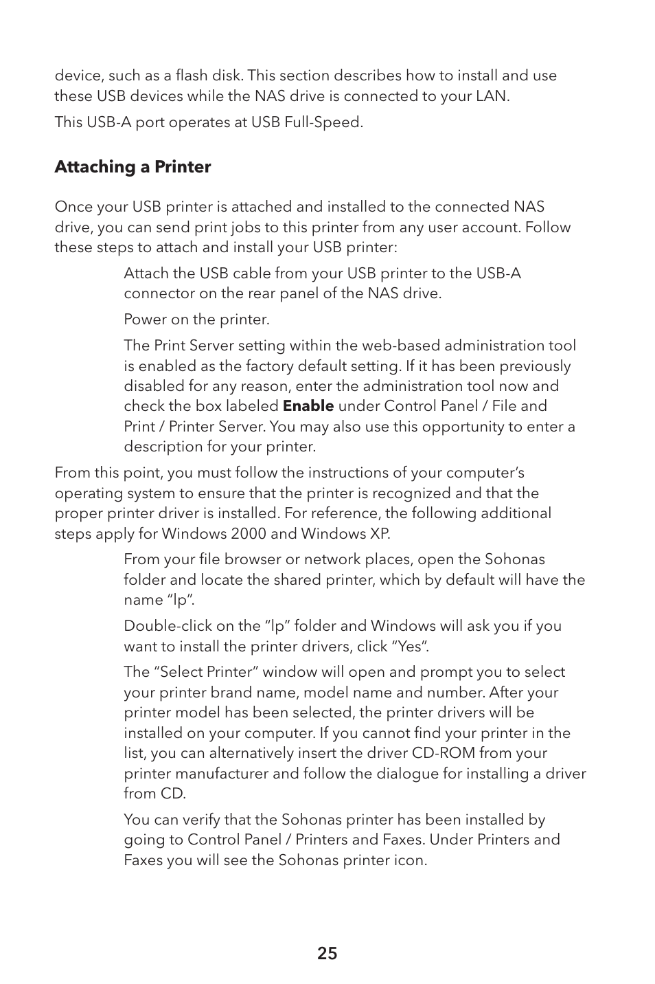Verbatim External Hard Drive NAS User Manual | Page 25 / 44