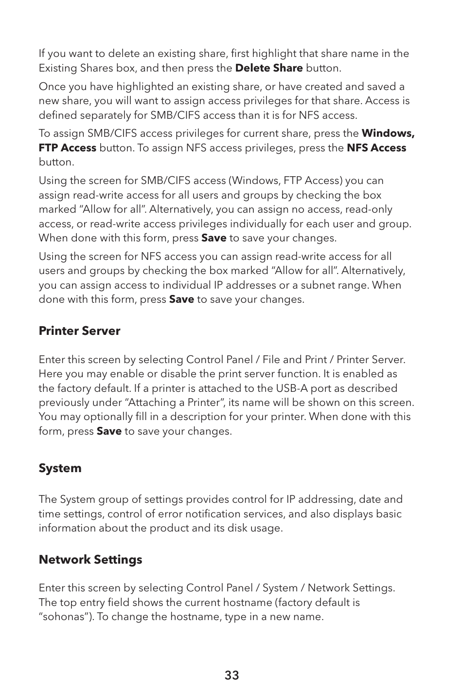 Verbatim External Hard Drive NAS User Manual | Page 33 / 44