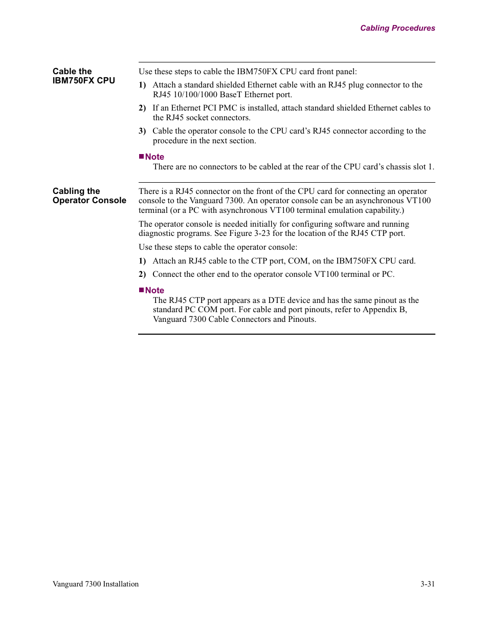 Vanguard Managed Solutions Vanguard 7300 Series User Manual | Page 105 / 227