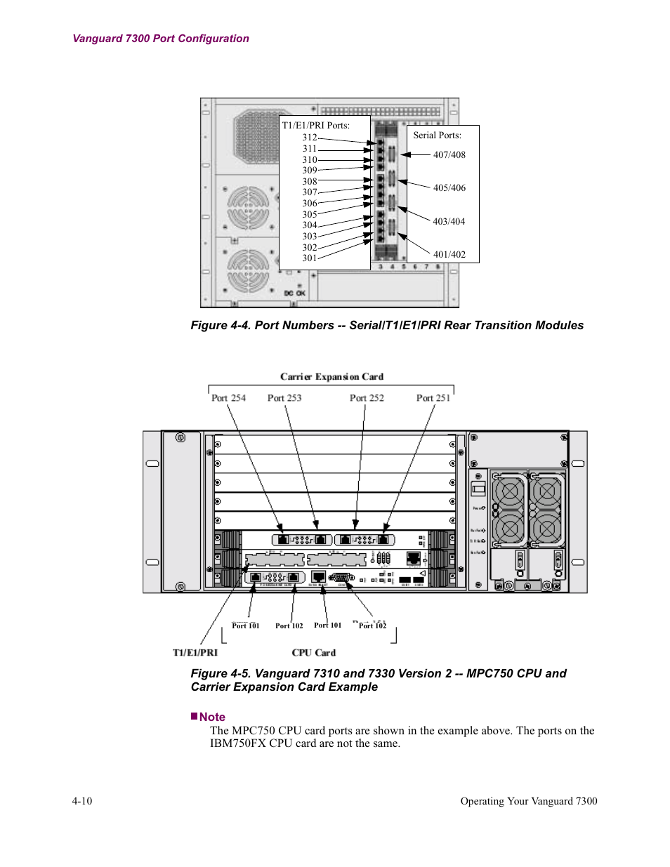 Vanguard Managed Solutions Vanguard 7300 Series User Manual | Page 120 / 227