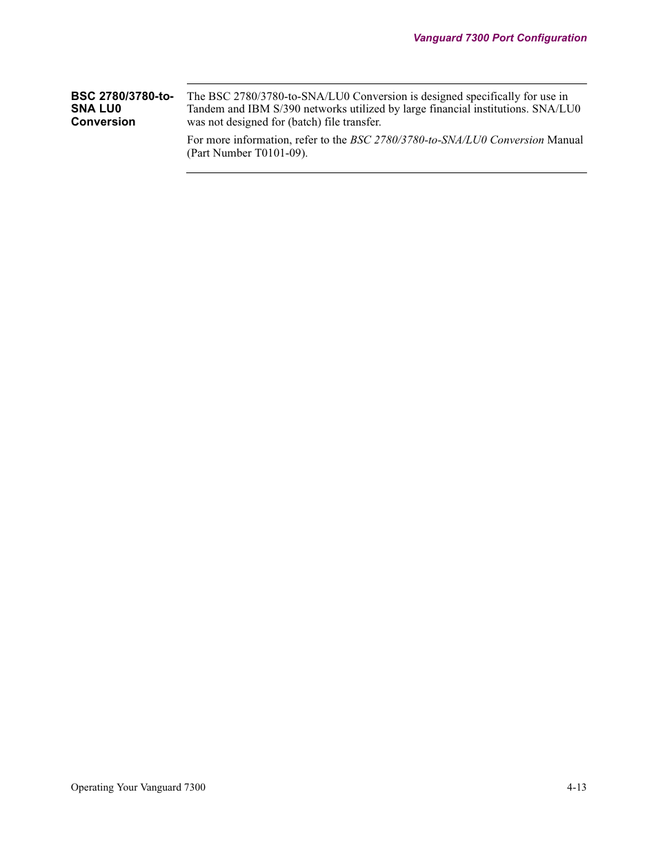 Vanguard Managed Solutions Vanguard 7300 Series User Manual | Page 123 / 227
