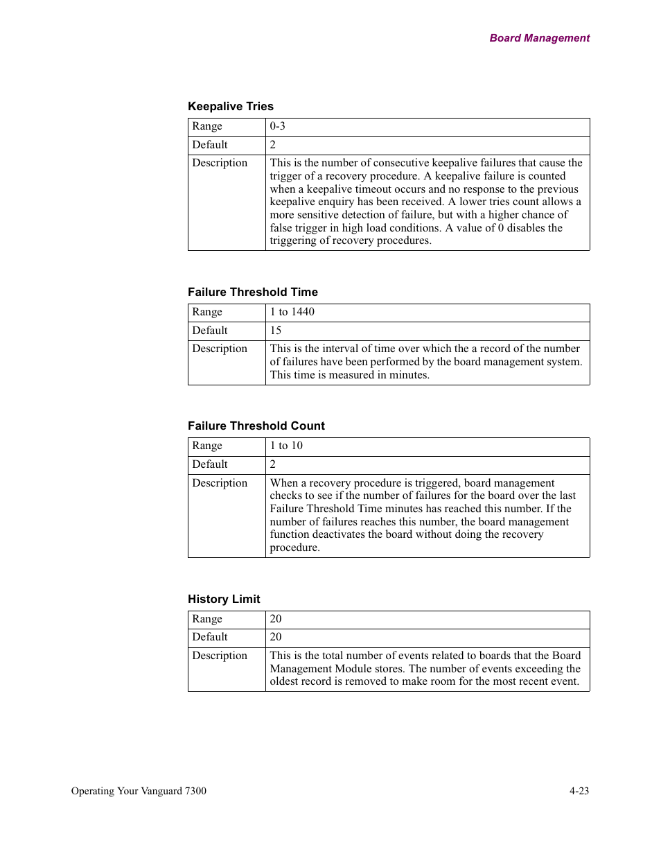Vanguard Managed Solutions Vanguard 7300 Series User Manual | Page 133 / 227