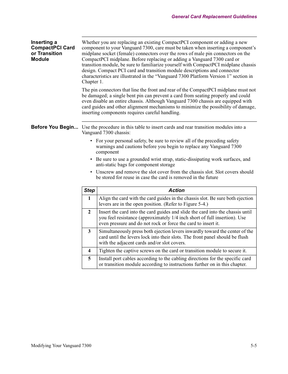 Vanguard Managed Solutions Vanguard 7300 Series User Manual | Page 143 / 227