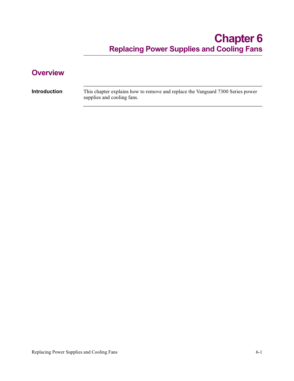Chapter 6 | Vanguard Managed Solutions Vanguard 7300 Series User Manual | Page 175 / 227